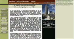 Desktop Screenshot of defenselawyerindiana.com